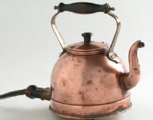 Copper electric hot water kettle