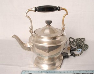 Early British style hot water kettle